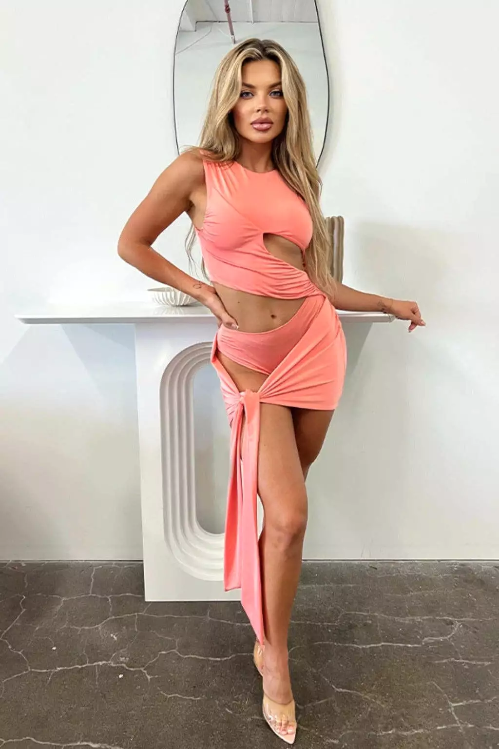 SHAPE OF YOU BANDAGE MINI DRESS