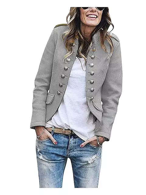 Sophisticated Black Long Sleeve Jacket for Women