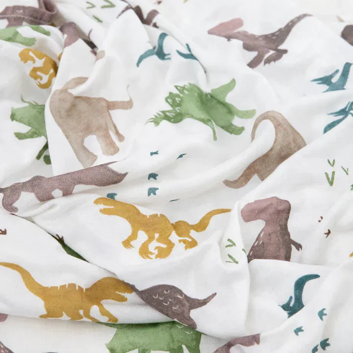 Stretch Knit Swaddle, Dino Pals