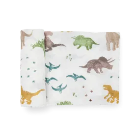 Stretch Knit Swaddle, Dino Pals