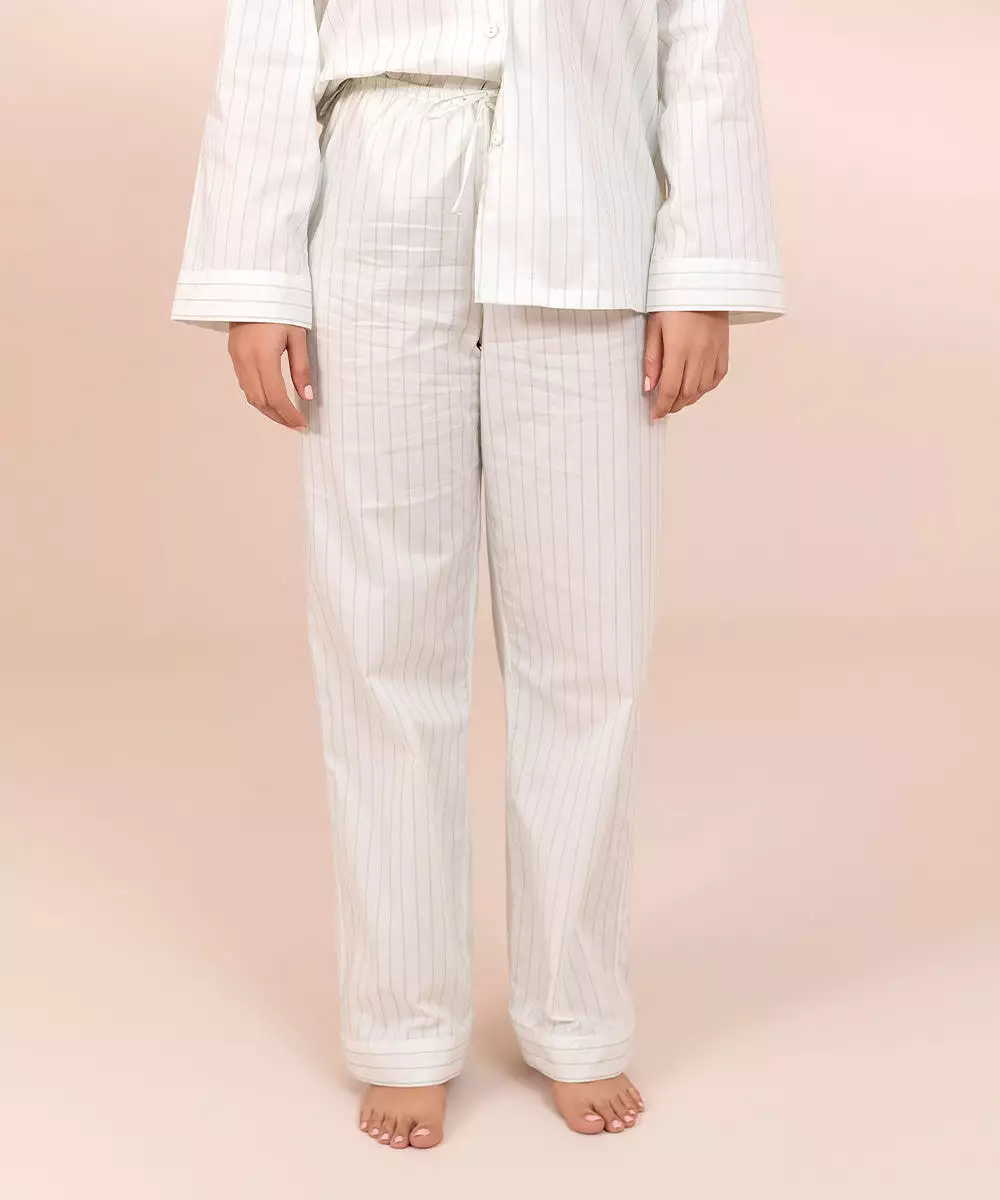 Striped Cotton Pj Set