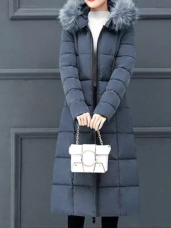 Stylish Women's Puffer Jacket with Hood for Winter Warmth