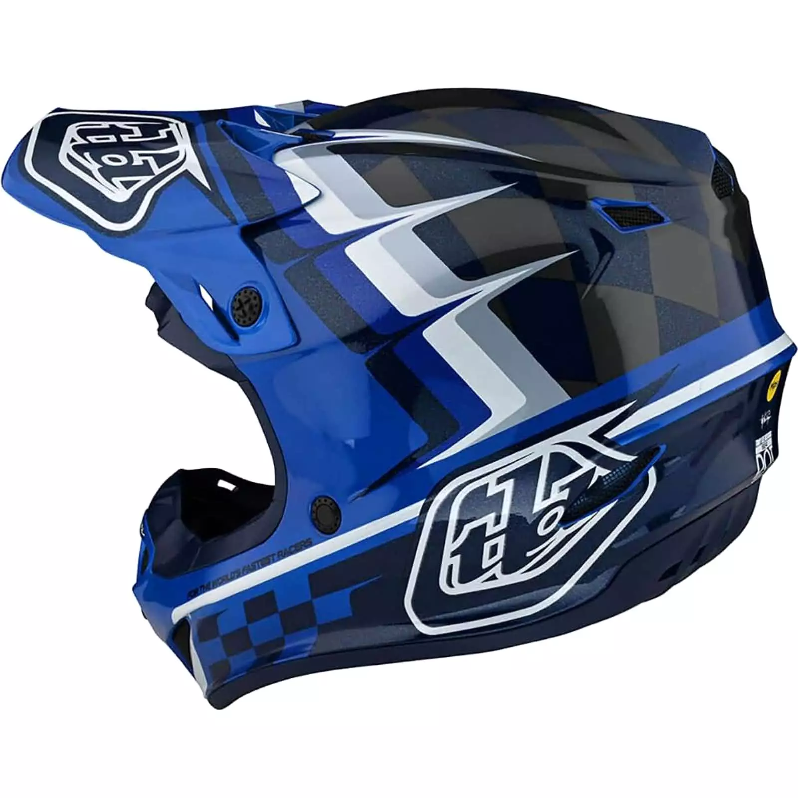 Troy Lee Designs SE4 Polyacrylite Warped MIPS Adult Off-Road Helmets (Brand New)