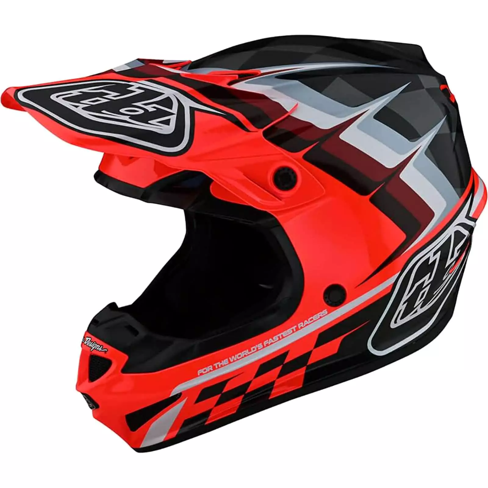 Troy Lee Designs SE4 Polyacrylite Warped MIPS Adult Off-Road Helmets (Brand New)