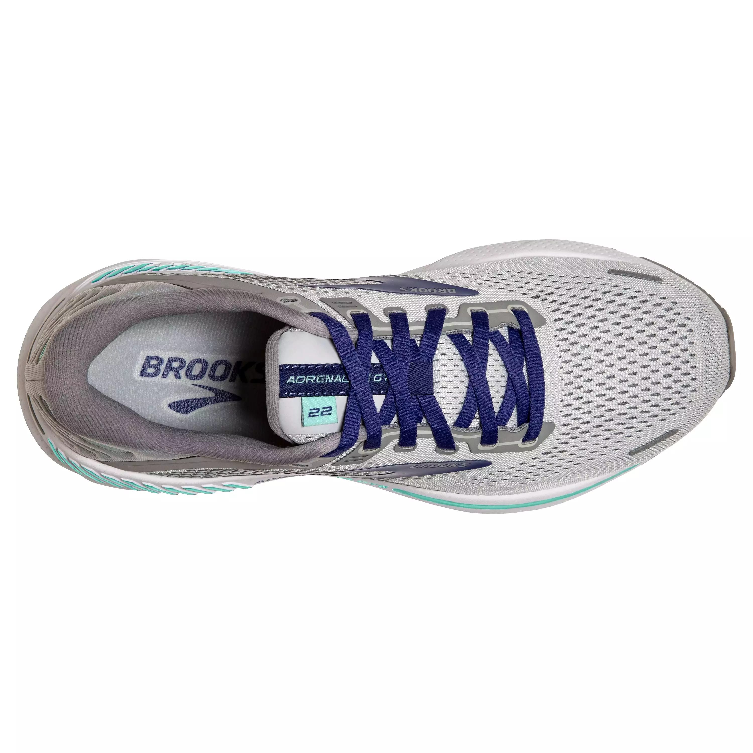 W Brooks Adrenaline GTS 22 Alloy/Blue