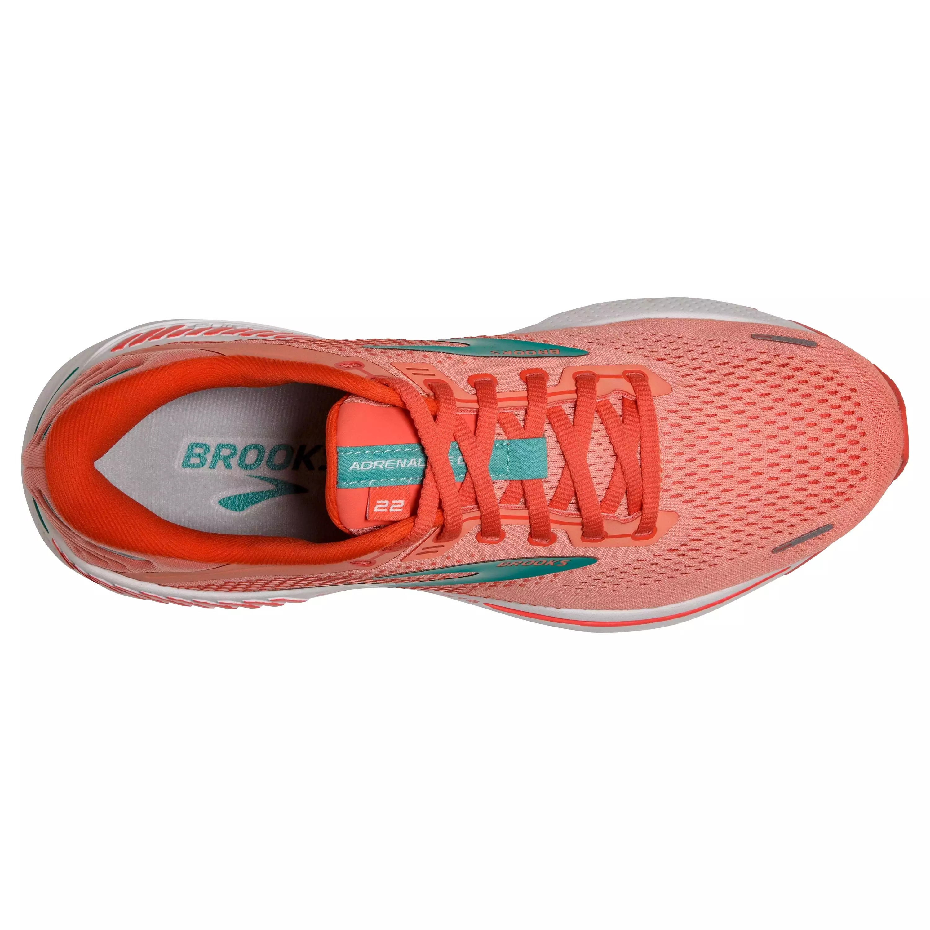 W Brooks Adrenaline GTS 22 Coral/Latigo Bay/White