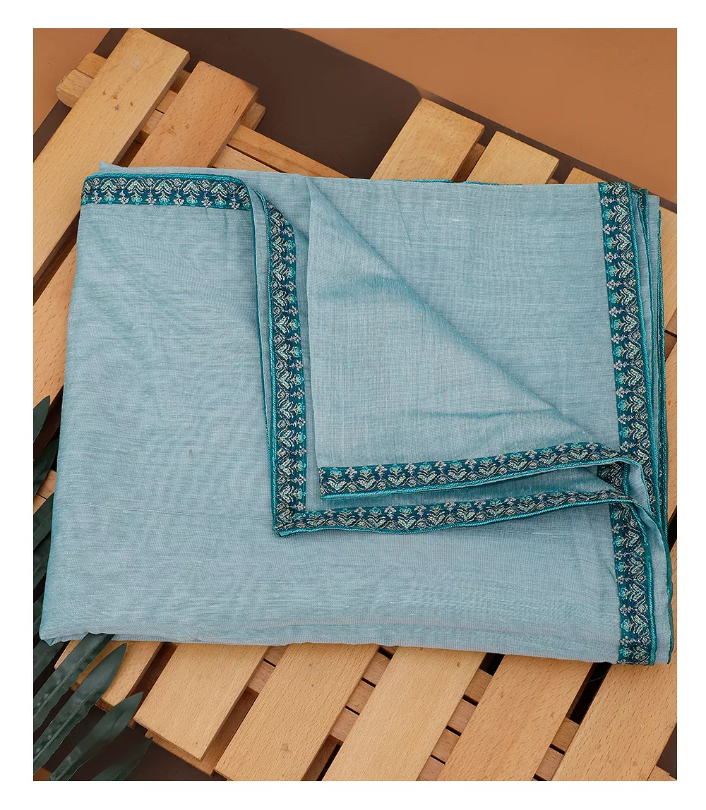 WA1260-LIGHT-BLUE-Scarf For Women