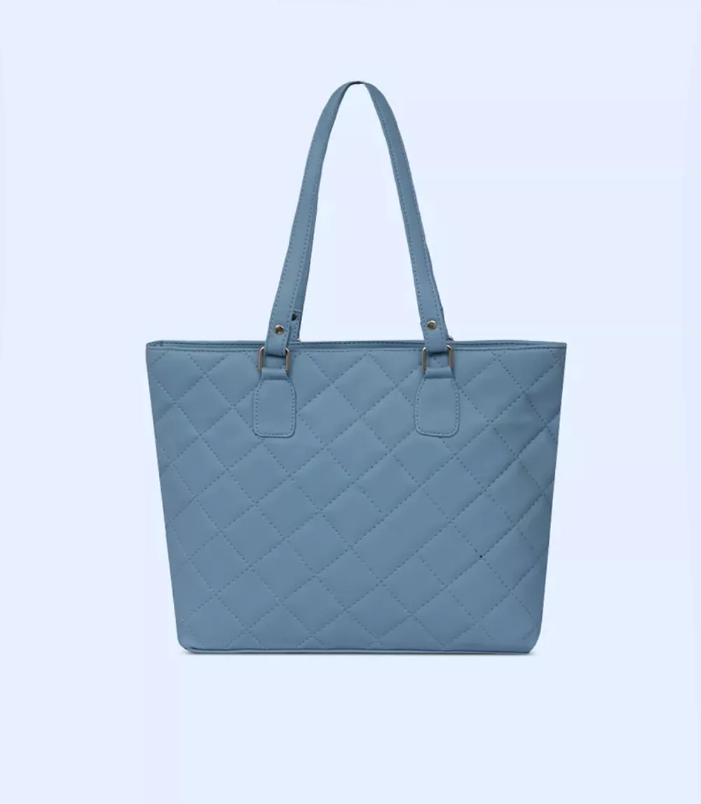 WB2401-BLUE-Women Shoulder Bag