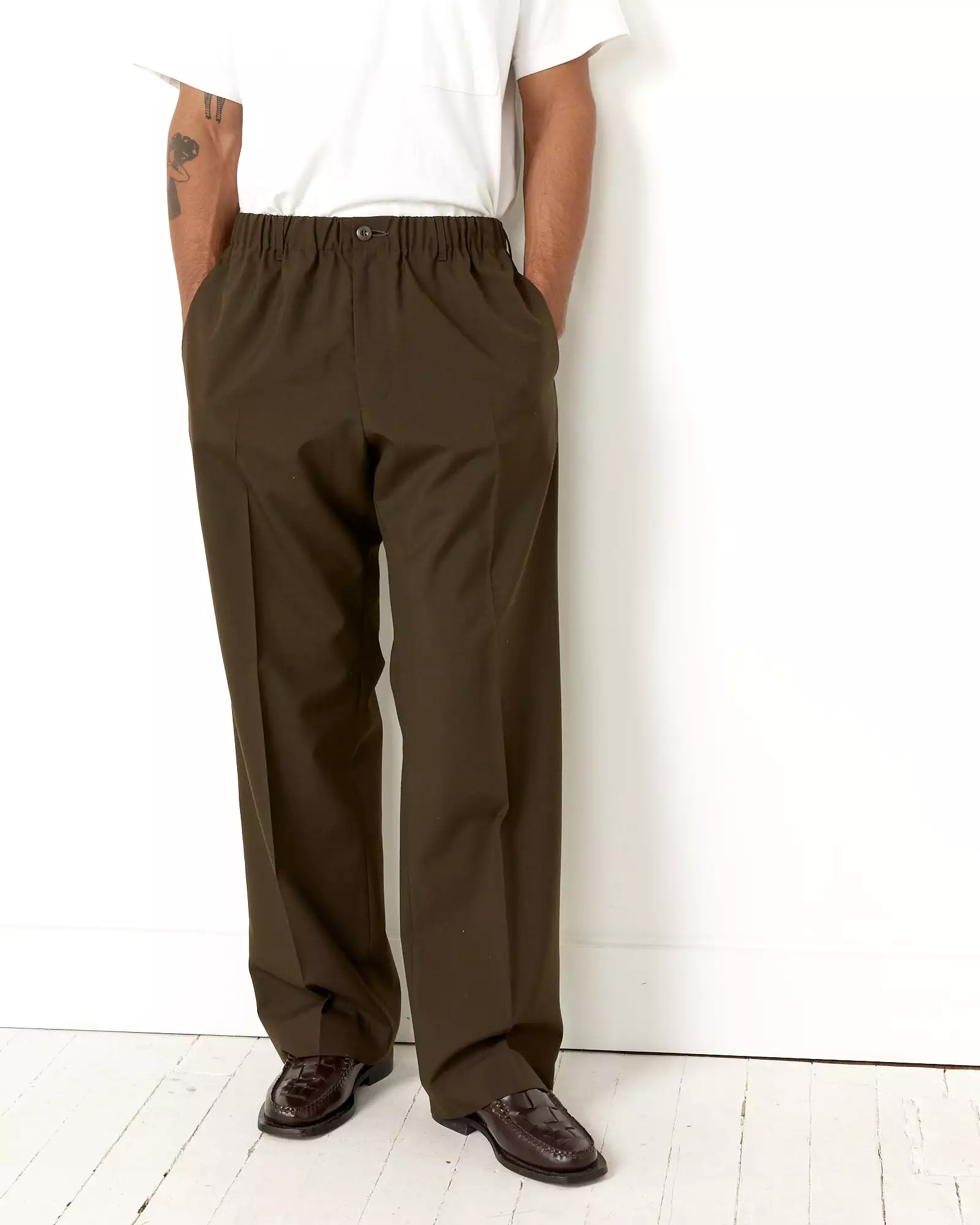 West Coast Pant 3.0 in Tropical Wool Nutmeg