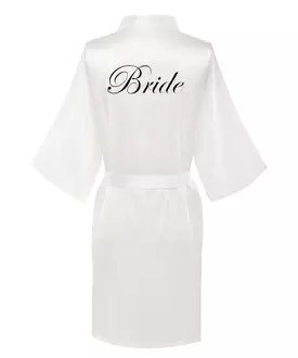 White Wedding Nightgowns - Letter Robe