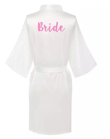 White Wedding Nightgowns - Letter Robe