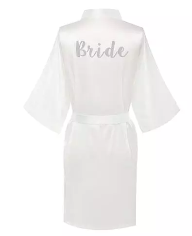 White Wedding Nightgowns - Letter Robe