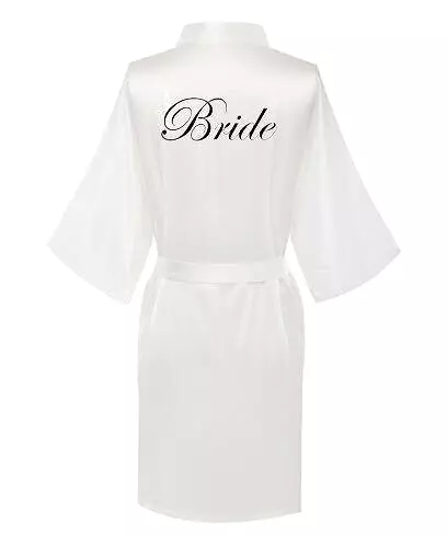 White Wedding Nightgowns - Letter Robe