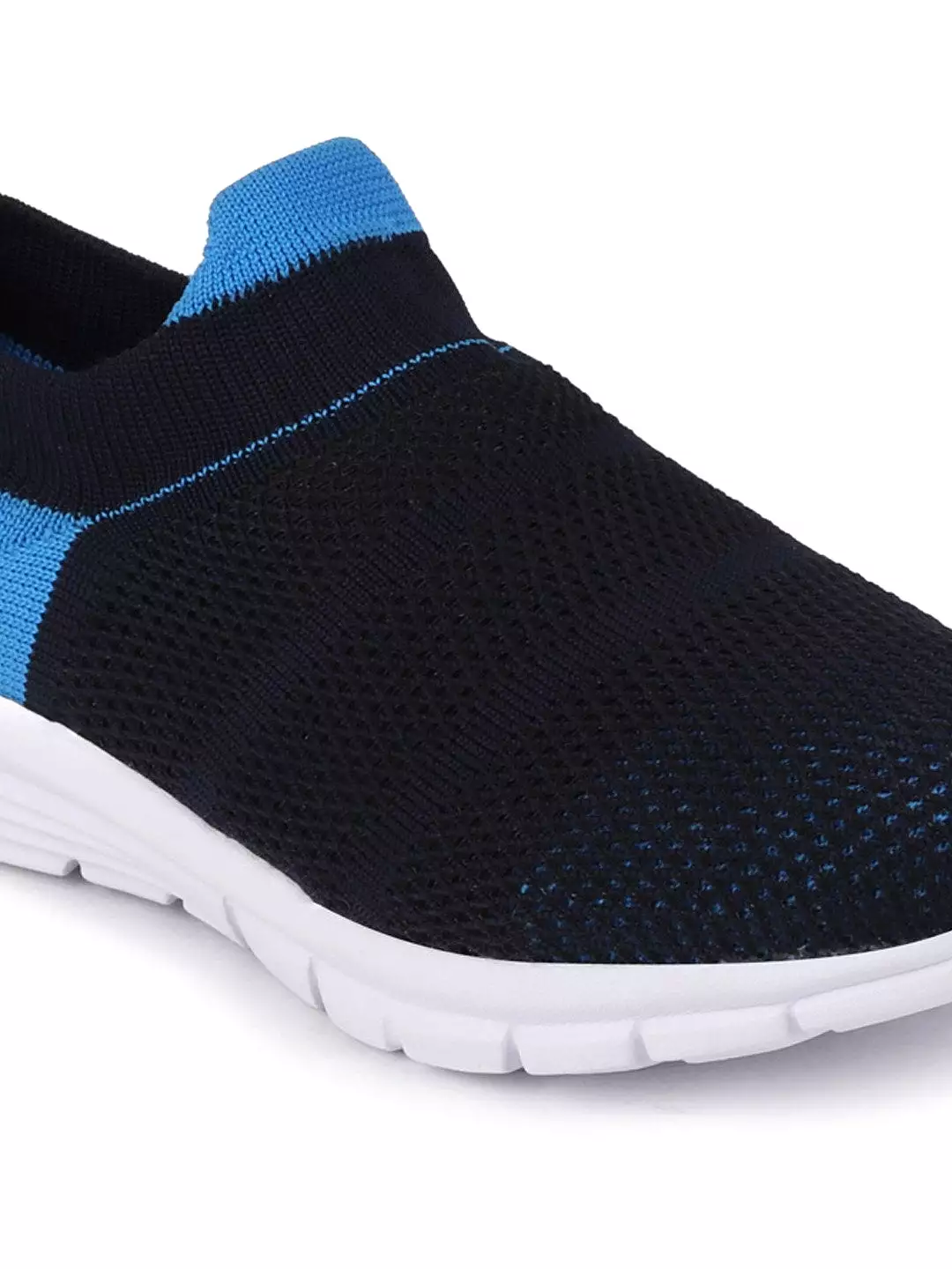 Women Blue Sports Slip-On Walking Shoes