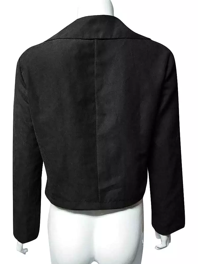 Women's Heated Suede Moto Biker Jacket