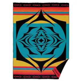 Woven Acrylic Blanket | Salish Sunset by Simone Diamond